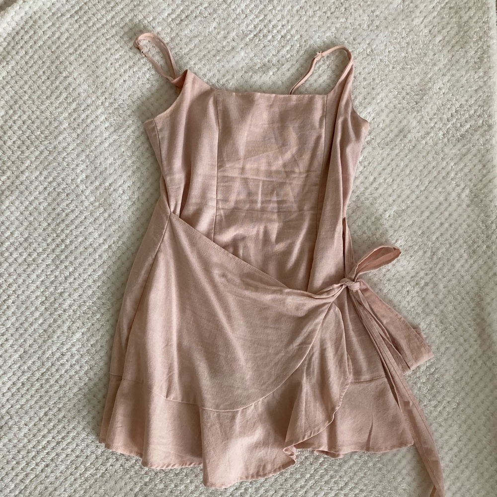 Blush Princess Polly wrap dress